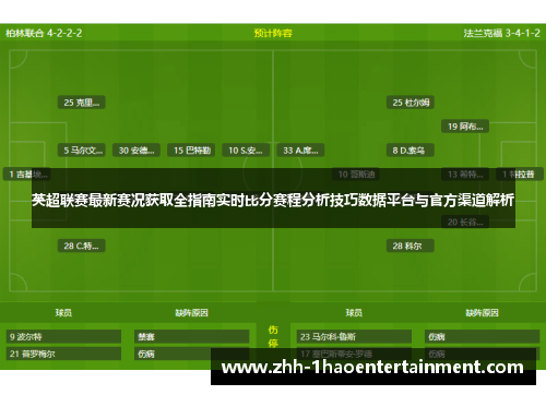 英超联赛最新赛况获取全指南实时比分赛程分析技巧数据平台与官方渠道解析